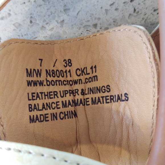 Born Crown size 7 leather sandals - Picture 2 of 4